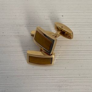 Vintage Speidel cufflinks gold tone